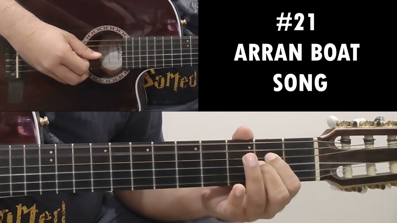 ARRAN BOAT SONG | Solo Fingerstyle Guitar Lesson  with TABS