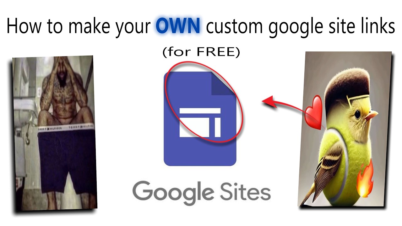 How to make your OWN custom google site links !! (for FREE) - YouTube