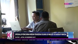 SPESIALIS PENCURIAN MESIN PENGERAS SUARA DI MASJID DITANGKAP WARGA