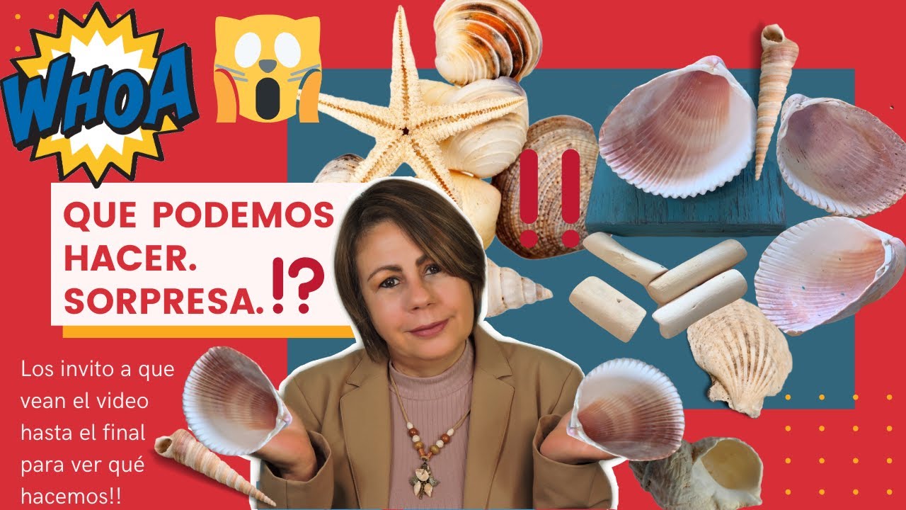 DIY Con conchas y caracoles, manualidad que no debes perderte