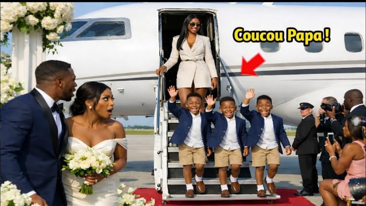 Il a invité son ex-femme à son mariage pour l’humilier ,elle arrive en hélicoptère avec des triplés 