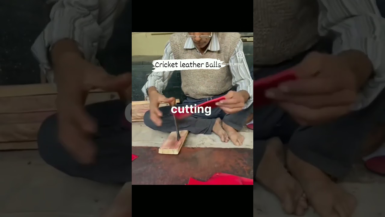 cricket leather Balls making process 