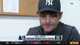 Aaron Boone on series loss to Boston