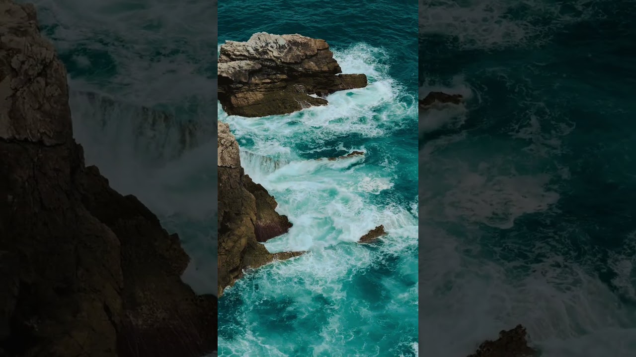 Quédate 15 segundos aquí 🌊 Cabo de Peñas, Asturias #drone #travel