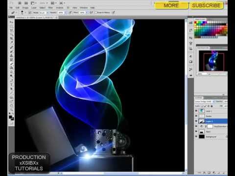 Photoshop CS How to make abstract desktop