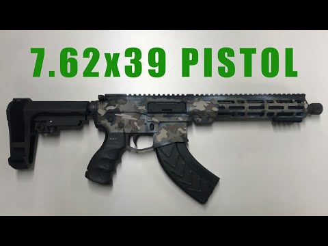Видео: Custom Cerakote on Billet 7.62x39 AR15 Pistol