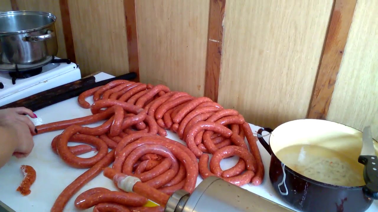 Výroba spišských párkov