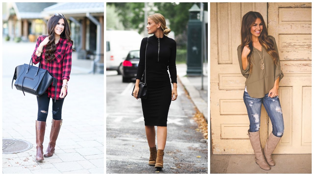 BOTAS DE OTOÑO - Outfits de Moda 2017 #OTOÑO #INVIERNO ♥ - YouTube