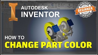 Inventor How To Change Color Of Part Tutorial