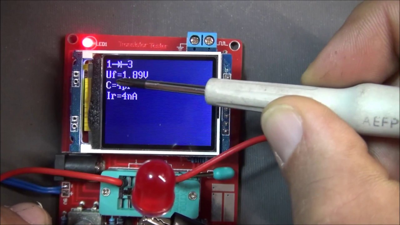 Does this cheap components tester is able to test thyristor and triac ...