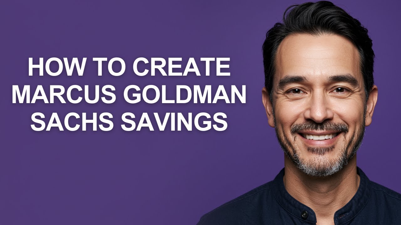 How to Create Marcus Goldman Sachs Savings - KevinHowTo - YouTube