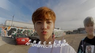 freckles tutorial – after effects tutorial♡ [TRAPCODE PARTICULAR NOT NEEDED!!]