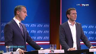 2017-10-01 #ATV #Elefantenrunde zur #Nationalratswahl #2017