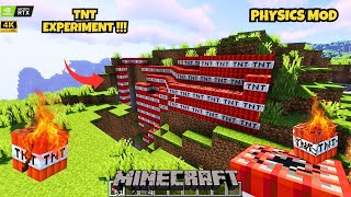 Minecraft Realistic Physics Mod TNT Experiment Gameplay 2025 #26