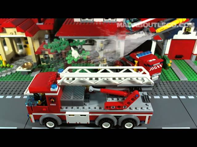 Sweeten eventyr fuldstændig LEGO CITY FIRE STATION 60004 - YouTube