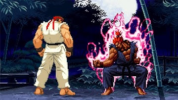 MASTER GOD RYU VS SHIN AKUMA