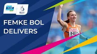 FEMKE BOL DELIVERS CHAMPIONSHIP RECORD | Women&#39;s 400m |  Silesia 2023