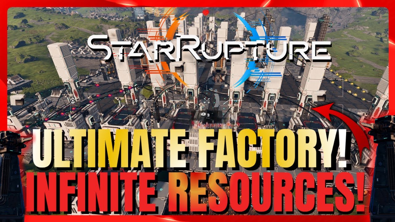 StarRupture: ПОЛНОЕ РУКОВОДСТВО ПО АВТОМАТИЗАЦИИ ЗАВОДОВ - Базовые показатели, коэффициенты и бес...