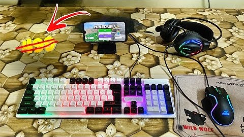 Minecraft PE With Keyboard And Mouse Under 500rs ( Don