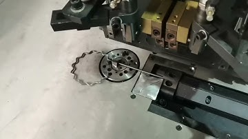 2D CNC Wire Bending Machine | wavy circle sample making