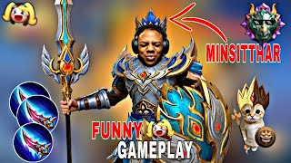 MINSITTHAR TROLL GAMEPLAY 😂 | FUNNIEST MLBB MATCH EVER 🔥