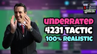 Unai Emery's FM26 Mobile Tactic! ⚽️ | Aston Villa FM 26 Mobile Best Tactics 4231 Formation
