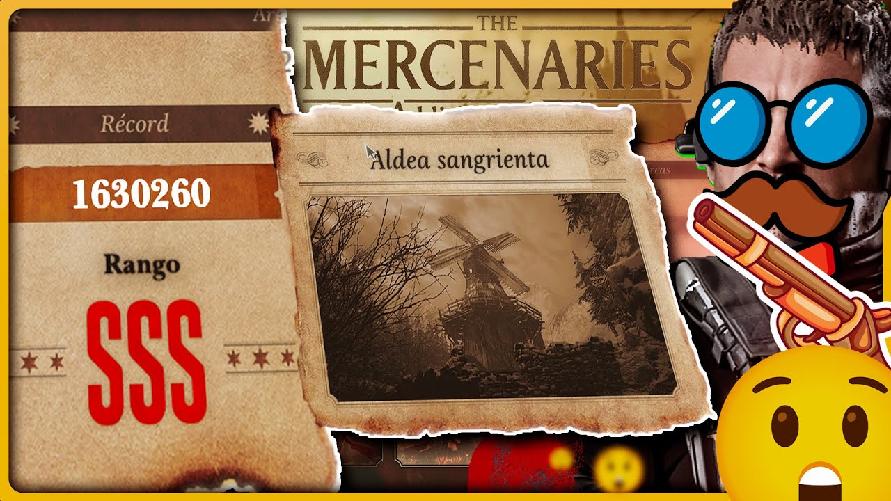 ✅Cómo superar el Aldea Sangrienta SSS en el Modo Mercenarios de Resident Evil Village Chris Redfield