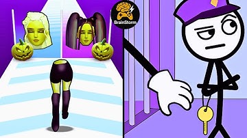 Thief Puzzle Vs Build A Queen – Full Level Gameplay | BrainStorm Android iOS Walkthrough EP-0625