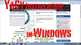 YaCy Tutorial #01 Installation in Windows