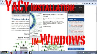 Yacy Tutorial Installation In Windows