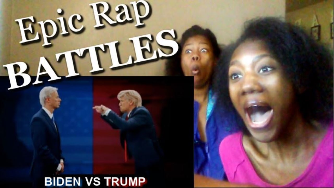 Trump Vs Biden Rap Battle Reaction | Epic Rap Battles Of History | Katherine Jaymes