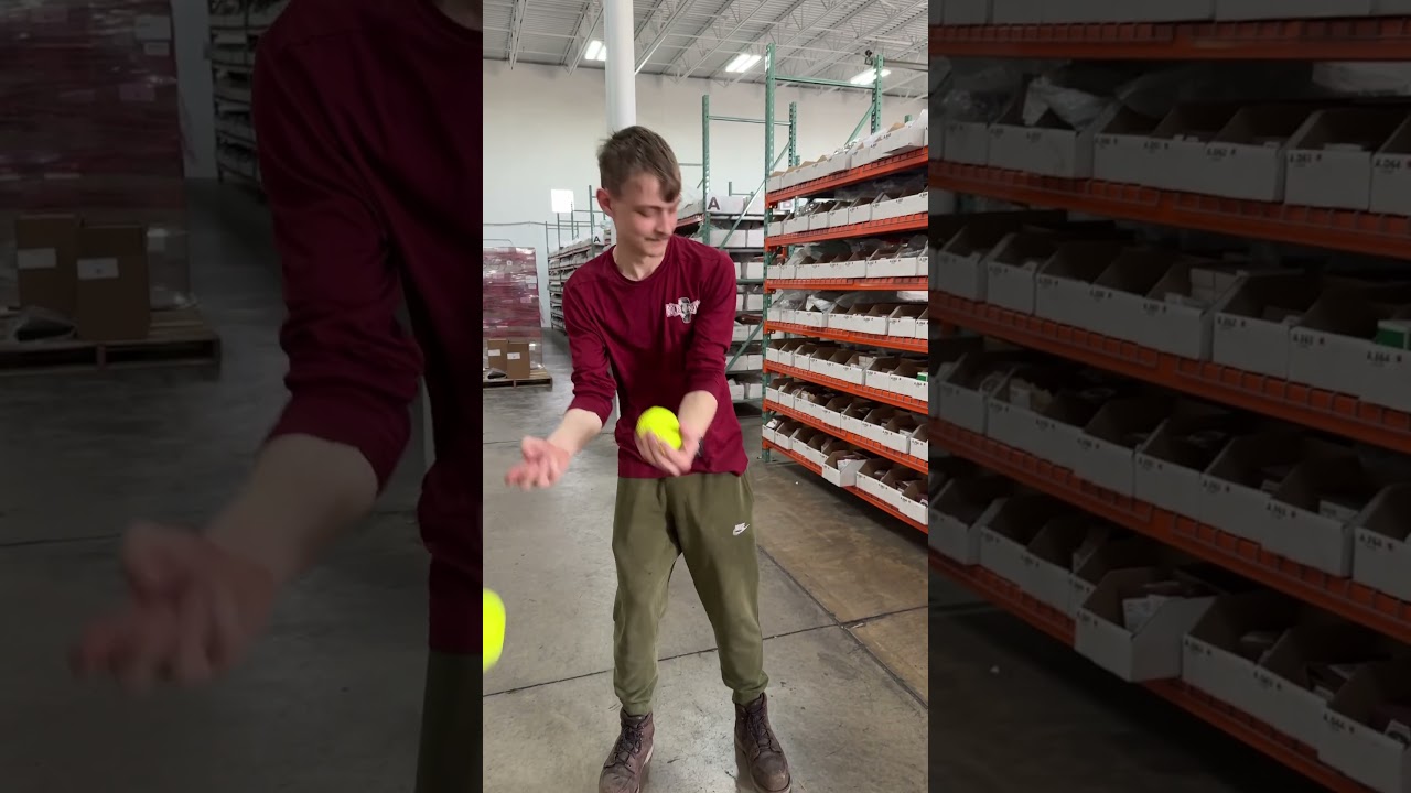 Seeing if any of our team members have juggling skills. 