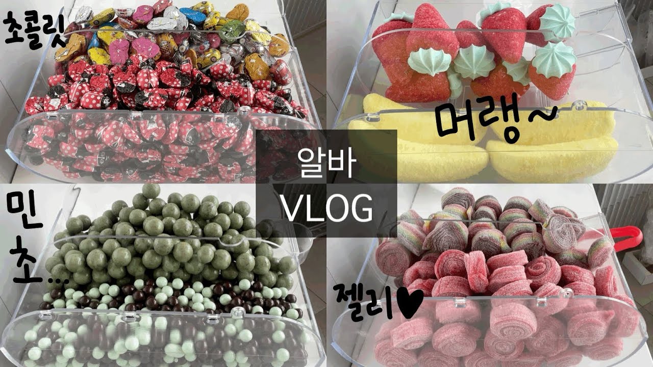 알바 브이로그 | 초콜릿 먹으면 체온 높아진대요🍫❤️