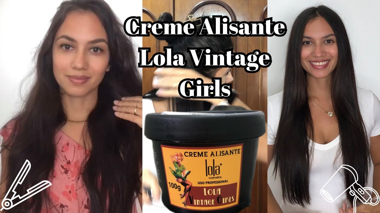 Testei o creme ALISANTE LOLA no cabelo + Modo de APLICAÇÃO - YouTube