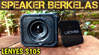 Lenyes S105 Speaker Bluetooth Portable Wirelles Waterproof Tahan Banting Powerfull Bass Berkelas