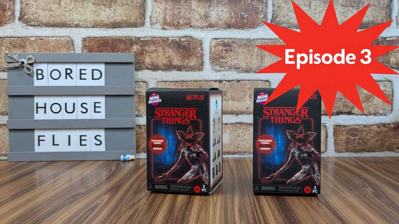 Episode 3: Mini Brands Stranger Things Mystery Toy Unboxing +MORE