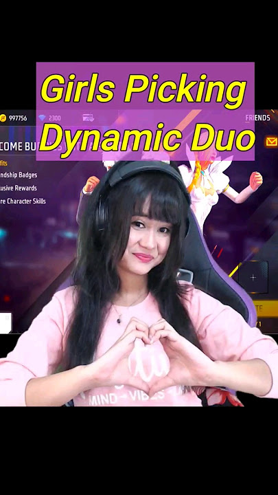 How Girls pick thr Dynamic duo in FreeFire || #shorts #funny #trending
