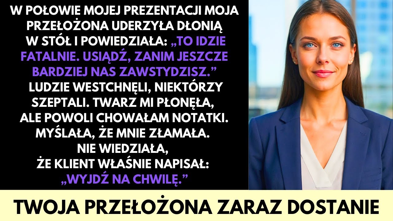 Upokorzona Podczas Prezentacji Za Milion—Aż Elitarny Klient Ujawnił Prawdę
