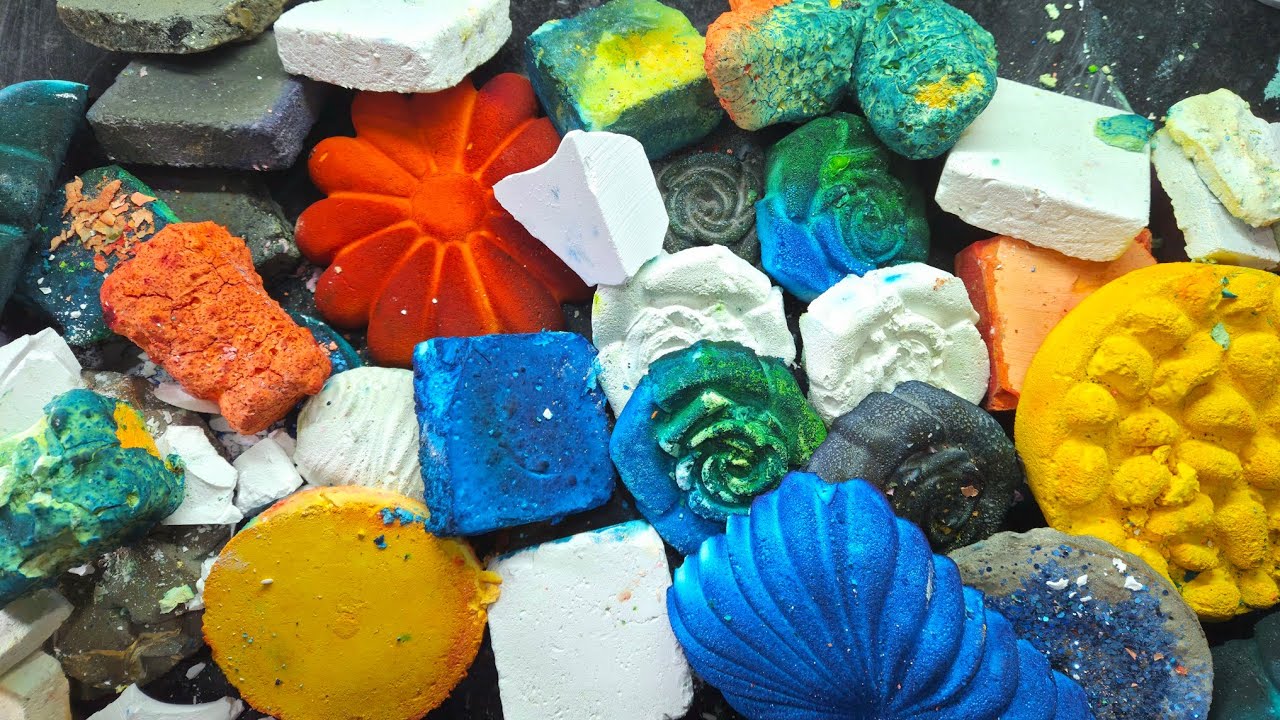 Extremely satisfying leftovers mass crush 😍 collab with @chalkmegood 