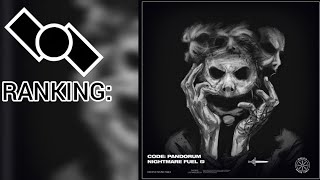 RANKING: Code: Pandorum - Nightmare Fuel EP