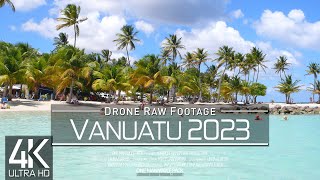 【4K】🇻🇺 Drone RAW Footage 🔥 This is VANUATU 2023 🔥 Port Vila 🔥 Champagne Beach 🔥 UltraHD Stock Video screenshot 2