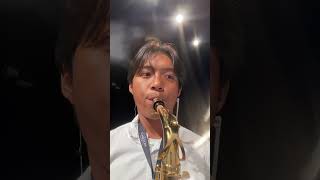 Rising earth (view from the moon) composed by Laura Estes saxophone pov