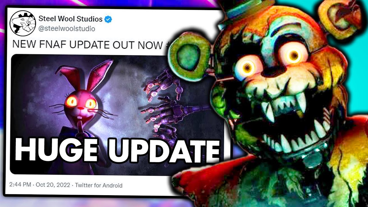 FNAF Security Breach Release Date Update by Steel Wool Studios! 