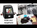 Old film negatives  slides scanned  digitized for loading on your computer for safe keeping