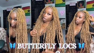 DISTRESSED BUTTERFLY LOCS TUTORIAL🦋 (TWO EASY METHODS) | PROTECTIVE STYLE screenshot 4