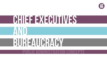 Chief Executives and Bureaucracy