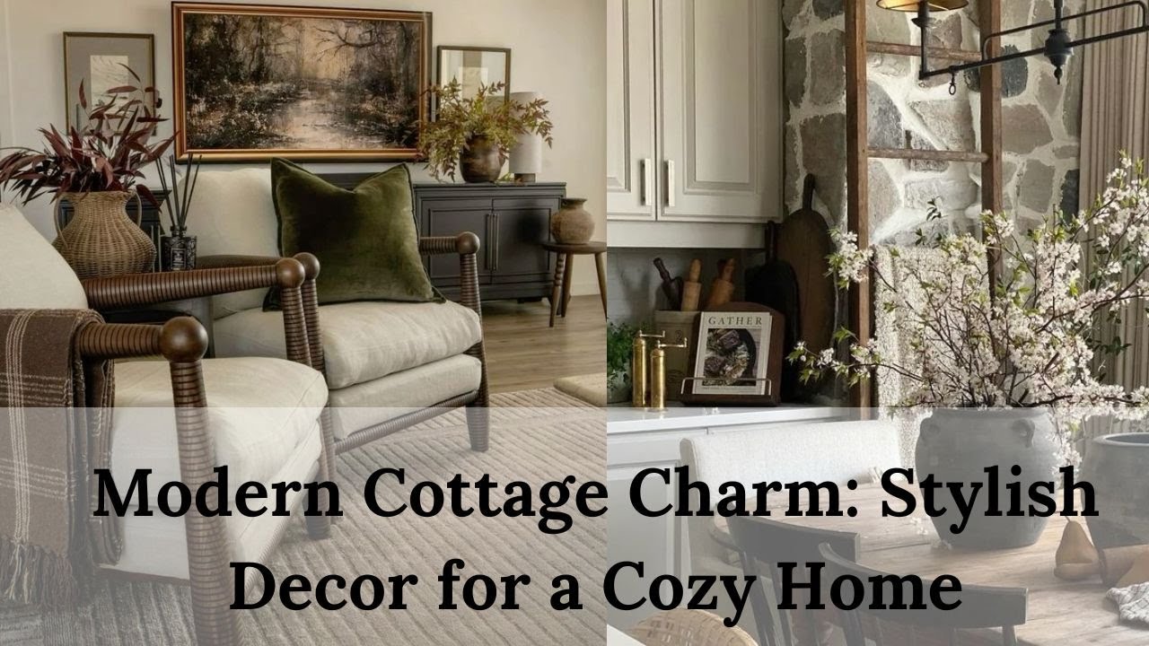 Modern Cottage Charm Stylish Decor for a Cozy Home - YouTube