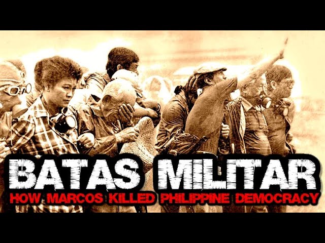 Batas Militar Martial Law In The Philippines Summary Tagalog 1972