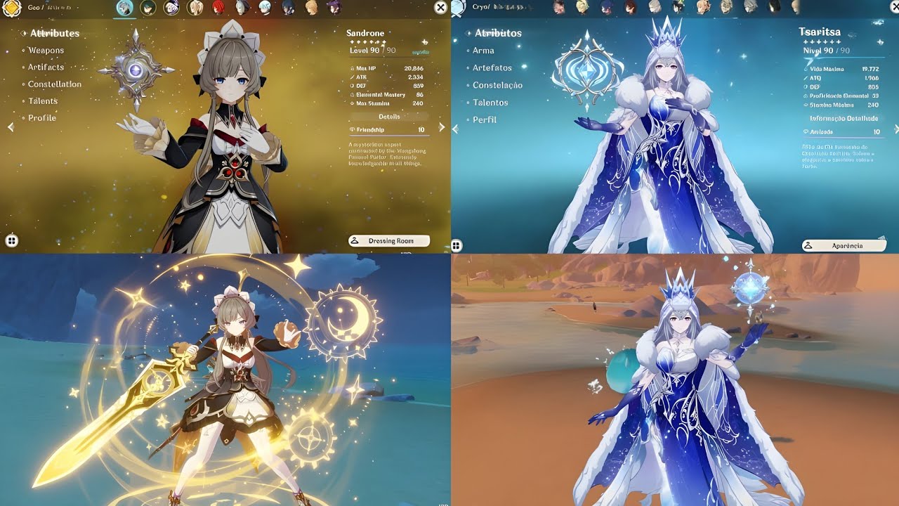 Информация о геймплее за Сандрона и новые обновления для Криоархона Царитсы! | Genshin Impact