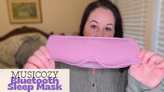 MUSICOZY Bamboo Bluetooth Sleep Mask Review | Quiet, Hair-Friendly Design